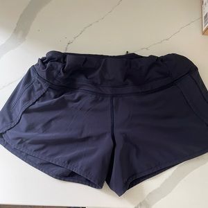 Lulu Lemon navy shorts size 8